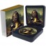 USA QUARANTINED ART - MONA LISA GAS MASK - LA GIOCONDA Da Vinci series CORONAVIRUS American Silver Eagle 2020 Walking Liberty $1 Silver coin Gold plated 1 oz